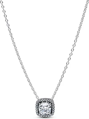 Produktbild von Pandora Halsketten-Anhänger Strahlenkranz Weiss Silber 393560C02-45