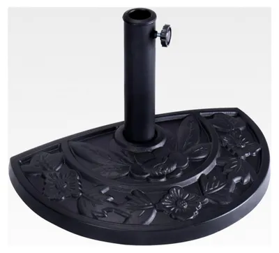 Produktbild von Sonnenschirmständer halbrund schwarz