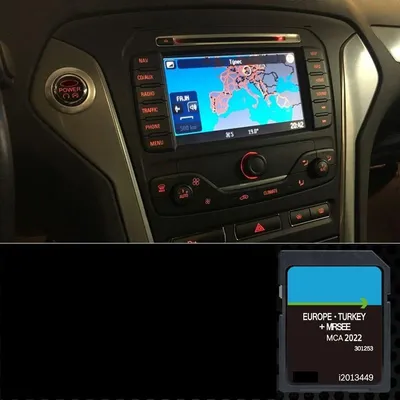 Image de Carte SD Navigation GPS Europe v12 2022 compatible avec Ford MCA
