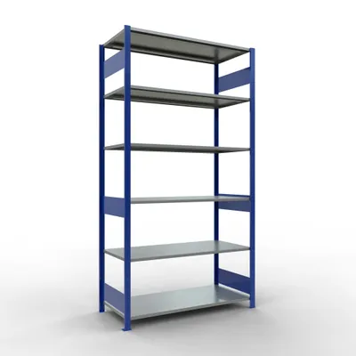 Produktbild von Stecksystem Grundregal - 2500x1300x600 mm, Typ 150 kg