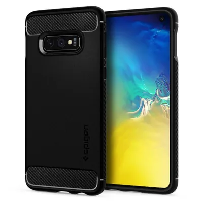 Obrázok produktu pre Spigen Rugged Armor, Ochranný obal, Samsung, Galaxy S10e, Čierna