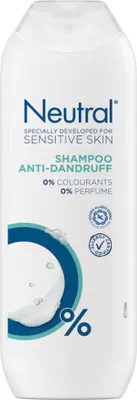 Zdjęcie produktu dla Neutralny szampon - Skóra wrażliwa - Przeciwłupieżowy - 0% barwników i perfum - 250 ml - 1 szt