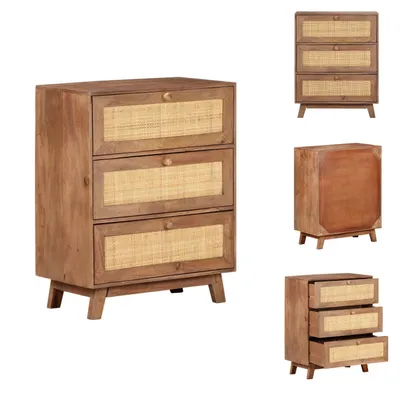 Immagine prodotto di vidaXL Credenza 61x35x76 cm in legno massiccio Mango - Credenze