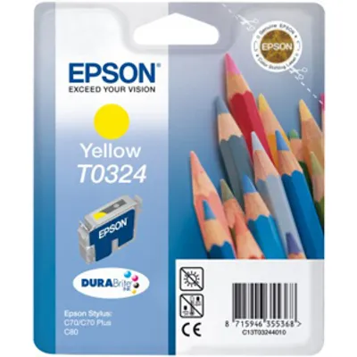 Produktbild von Epson T0324 Yellow Ink Cartridge - Retail Pack (untagged)