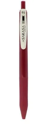 Image de Stylo gel « Sarasa Clip Vintage », bordeaux foncé, 0,33 mm, mécanisme à pression, ZEBRA 69319