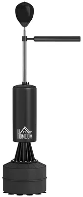 Produktbild von HOMCOM Boxsack stehend 155-205cm Höhenverstellbar mit Reflexstange Speedball