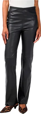 Produktbild von Yas Zellu Bootcut Leather Hosen Schwarz S Frau Schwarz S