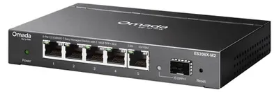 Imagen del producto de TP-Link Omada ES206X-M2, administrable, L2, Ethernet 2.5G (100/1000/2500), para montaje en escritorio o pared