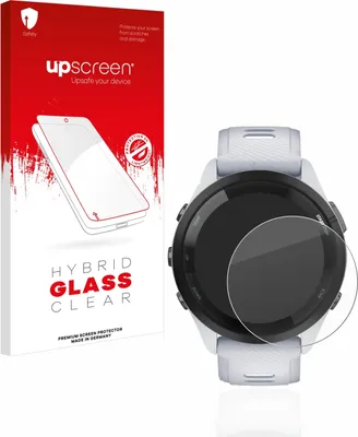 Produktbild von upscreen Schutzglas für Garmin Forerunner 265 (46 mm) Schutzfolie Panzer Folie Glas Display Schutz klar