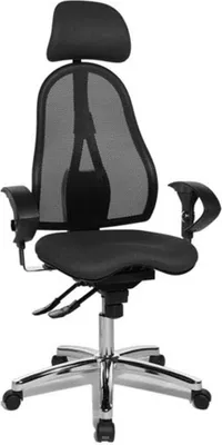 Produktbild von Topstar Bürostuhl Sitness 45, ST99U L52X anthrazit, schwarz, chrom Stoff