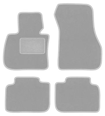 Immagine prodotto di Tappetini in moquette per BMW X2 U10 2023- (crossover) – set 4 pezzi, grigi, su misura – Wielganizator OSLO