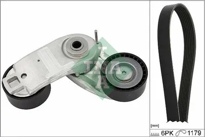 Produktbild von INA 529 0569 10 Keilrippenriemensatz für FORD Focus Mk4 Turnier (HP)