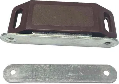 Image de Loquet Magnétique Marron Fermeture Discrète Et Fiable - Edm