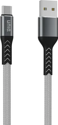 Immagine prodotto di UNIQ Accessorio Cavo USB Tipo-C 200 cm Trasferimento dati con ricarica rapida - Grigio