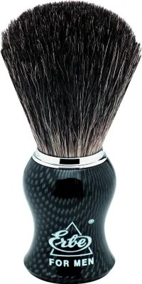 Produktbild von Becker Manicure Rasierpinsel Dachs 6573 Griff Titanlook