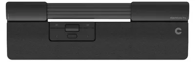 Image de Contour Design SliderMouse Pro Sans fil avec repose-poignet fin en  - ambidextre - à roulettes - RF Wireless + Bluetooth + USB Type-A - 2800 DPI - Noir
