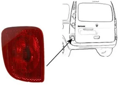 Produktbild von VAN WEZEL Nebelschlussleuchte 4312939 Links Stoßfänger für RENAULT KANGOO Express (FW0/1)