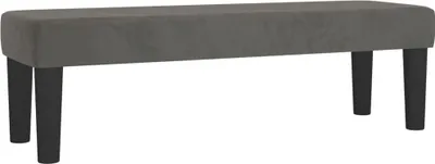 Obrázok produktu pre vidaXL Lavica Dark Grey 100x30x30 cm Velvet