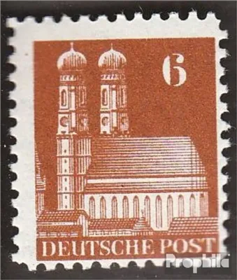 Produktbild von Briefmarken Bizone (Alliierte Besetzung) 1948 Mi 76X B gestempelt Bauten