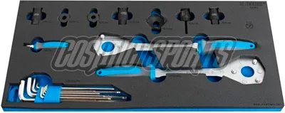 Produktbild von Unior SOS Moduleinsatz für Fahrradwerkzeug-Set 1600M3 - VL1600M3 2022 A, blue