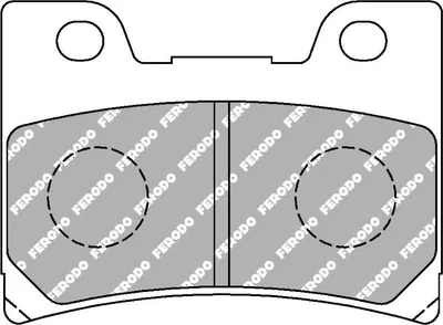 Produktbild von FERODO Bremsbeläge Satz Vorne für YAMAHA MOTORCYCLES FZR FDB637P