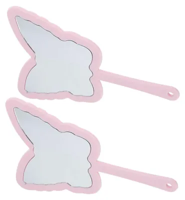 Produktbild von Mini-Handspiegel in Rosa, ideal für Reisen