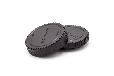 Produktbild von vhbw Objektivdeckel-Set kompatibel mit Samsung NX5, NX500 Kamera - Rück- und Gehäusedeckel, Schwarz