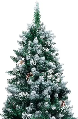 Immagine prodotto di Albero di Natale Artificiale con Pigne e Neve Bianca 210 cm