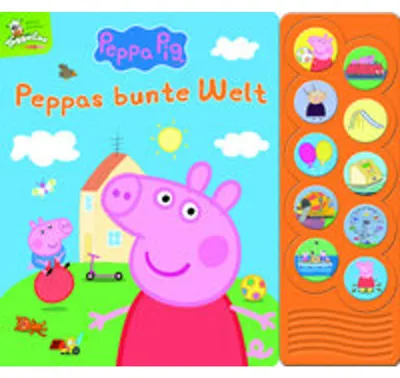 Image de Peppa Pig - Peppas bunte Welt - Interaktives Pappbilderbuch mit 10 lustigen Geräuschen