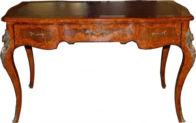 Produktbild von Casa Padrino Luxus Barock Empire Schreibtisch Sekretär 130 cm - Handgefertigt aus Eichenholz  - Barock Schreibtisch Büro Möbel