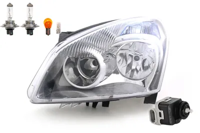 Produktbild von Johns, Scheinwerfer passend für Nissan Qashqai J10 07-10 Links + Leuchtmi. + Stellmotor 26060JD900 26060JD95A 26060JD90A 26060JD90B 26056BN702 26056AU