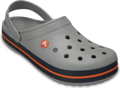 Obrázek produktu pro crocs Crocband Light grey / Navy Croslite : Normal : 36-37 Width: Normální velikost: 36-37
