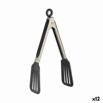 Obrázek produktu pro Kuchyňské kleště 26 cm z nerezové oceli (12 kusů)