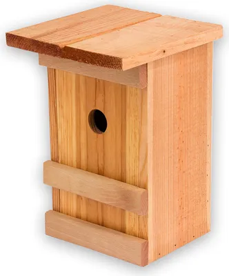 Produktbild von BigDean Nistkasten Meisen Meisennistkasten Nistkästen Vogelhaus Vogelhäußchen Massivholz Vogelhaus 25,5 x 16 x 17 cm Einflugloch 28mm