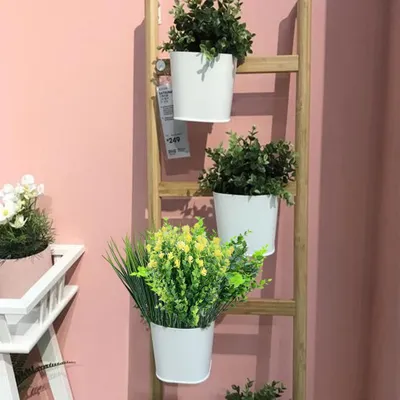 Produktbild von oCreon 18 Bundles Kunstblumen - UV-beständiges Weizengras & Grüne Sträucher für Garten & Festdekoration