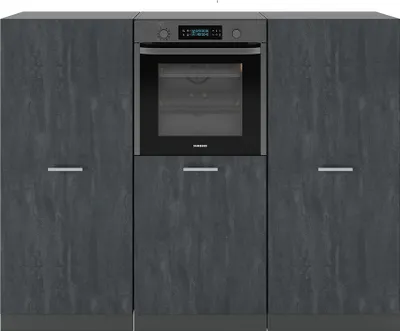 Obrázok produktu pre Kuchynský blok Vicco R-Line Čierny betón/antracit 180 cm bez pracovnej dosky, Model 53284
