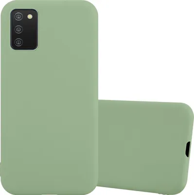 Produktbild von Cadorabo Hülle für Samsung Galaxy A03s Schutzhülle in Grün Handyhülle TPU Silikon Etui Case Cover