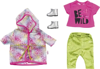 Image de Zapf BABY born Deluxe Set arc-en-ciel tendance 43 cm