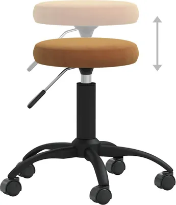 Zdjęcie produktu dla VidaXL 333172, Poliester, Stal, Brązowy, 1 szt.