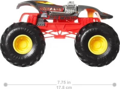 Obrázok produktu pre Hot Wheels Monster Trucks HTM88, Monster truck, 3 rok / roky, Kov, Plast, Viacfarebný