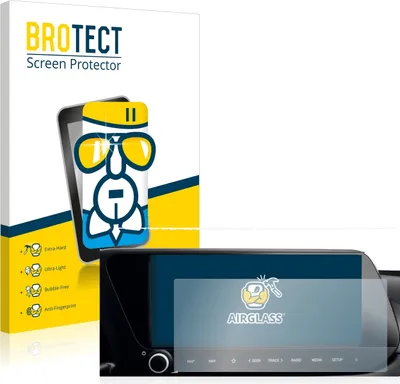 Produktbild von BROTECT Schutzglas für Hyundai i20 2022 Infotainment System 10" Schutzfolie Panzer Folie Glas Display Schutz klar