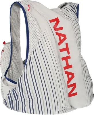 Produktbild von Nathan Pinnacle 12L Laufrucksack - Grau / Rot | Größe: M