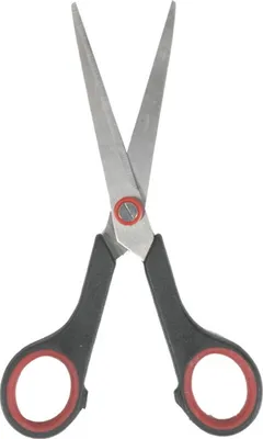 Produktbild von 5x Edelstahl Schere mit Komfortgriffen spitz rostfrei