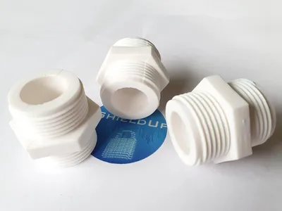Zulaufschlauchanschlüsse 3/4" x 3/4", 3er-Pack, weiß
