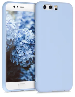 Produktbild von kwmobile Handyhülle für Huawei P10 Hülle - TPU Case - Kabelloses Laden - Schutzhülle Cover in Hellblau matt