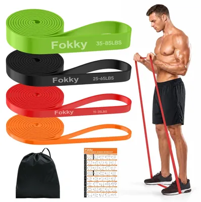 Immagine prodotto di Elzusha - Set di 4 fasce elastiche per fitness
