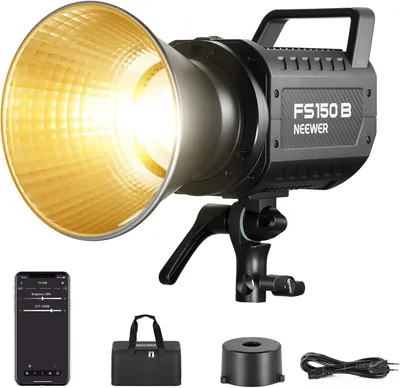 Produktbild von NEEWER FS150B LED Videoleuchte 130W Bi Farbe COB mit App/2,4G