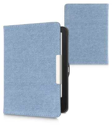 Produktbild von kwmobile Klapphülle kompatibel mit Tolino Vision 1 / 2 / 3 / 4 HD - Schutzhülle e-Reader - Hülle eReader - Hellblau
