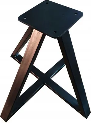 Produktbild von Couchtischgestell Tischbein Couchtisch Füß Metall Tischfüß Schwerlastbein Tischgestell; 40x40cm