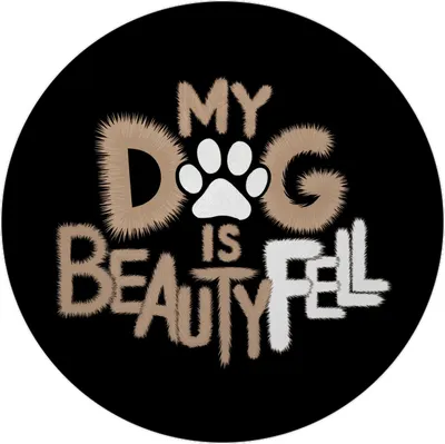 Produktbild von My Dog is beautyFell Magnet